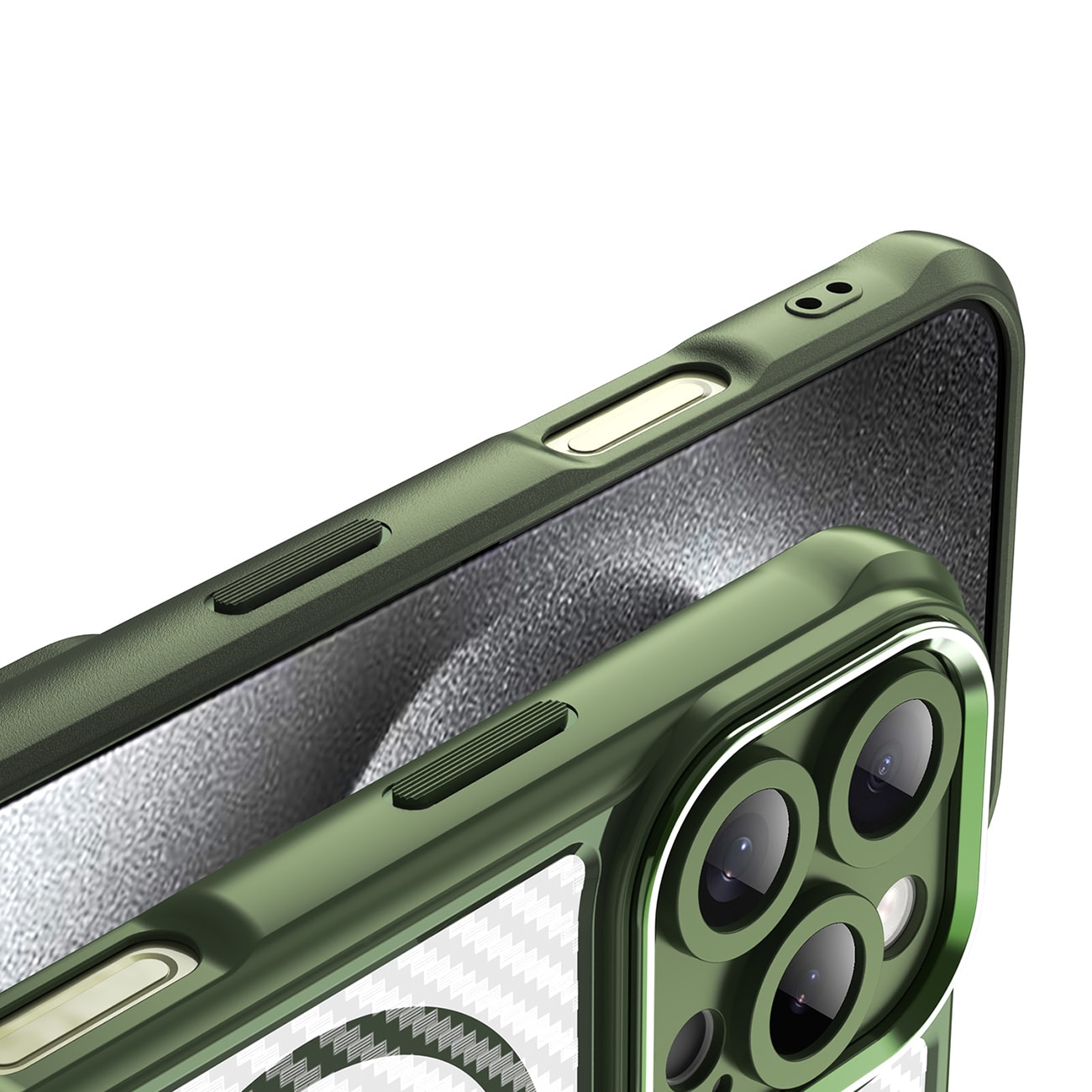 Leading Series MagSafe silikoneetui til iPhone 16 Pro Max - Grøn