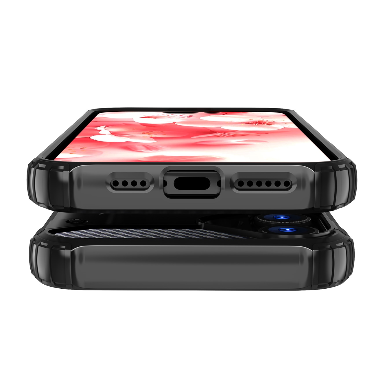 Hybrid Armor iPhone 16 Fodral - Svart