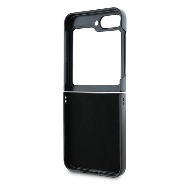 DKNY Repeat Pattern Stack Logo Fodral för Samsung Galaxy Z Flip6 - Svart