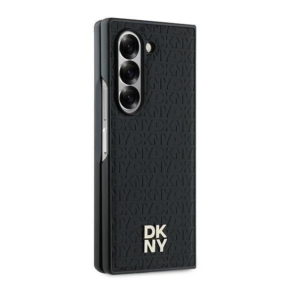 DKNY Repeat Pattern Stack Logo Case til Samsung Galaxy Z Fold6 - Sort