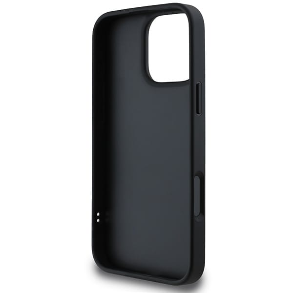 DKNY Quiltad Stack Logo iPhone 16 Pro-fodral - Svart