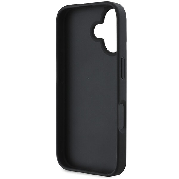 DKNY Rutigt mönster & tryckta ränder iPhone 16 Fodral - Svart