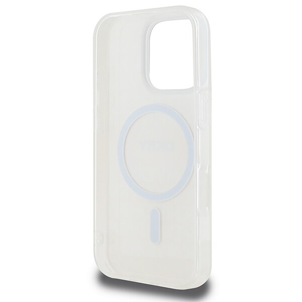 DKNY Repeat Texture Pattern & Stripe MagSafe iPhone 16 Pro-fodral - Rosa