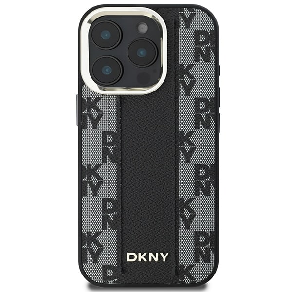 DKNY ternet mønster Magsafe iPhone 16 Pro-etui - sort