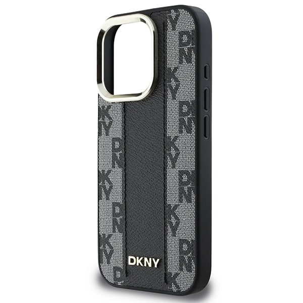 DKNY ternet mønster Magsafe iPhone 16 Pro-etui - sort