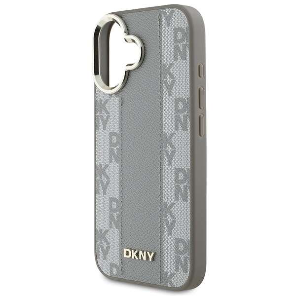 DKNY ternet mønster Magsafe iPhone 16 etui - Beige