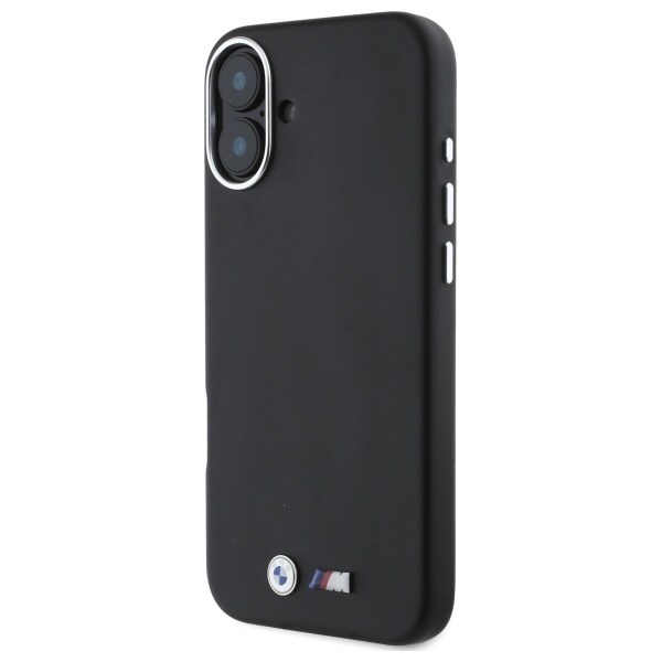 BMW M Smooth Full Wrapped Metal MagSafe-etui til iPhone 16 Plus - Sort