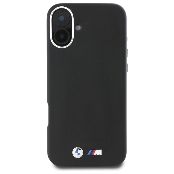 BMW M Smooth Full Wrapped Metal MagSafe-etui til iPhone 16 Plus - Sort