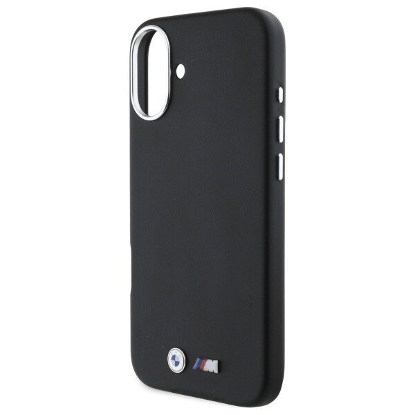 BMW M Smooth Full Wrapped Metal MagSafe-etui til iPhone 16 Plus - Sort