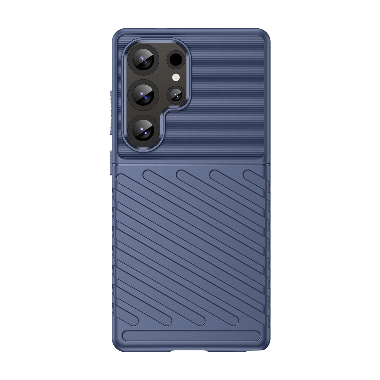 Thunder Case Samsung Galaxy S25 Ultra Silicone Armored Fodral - Blå