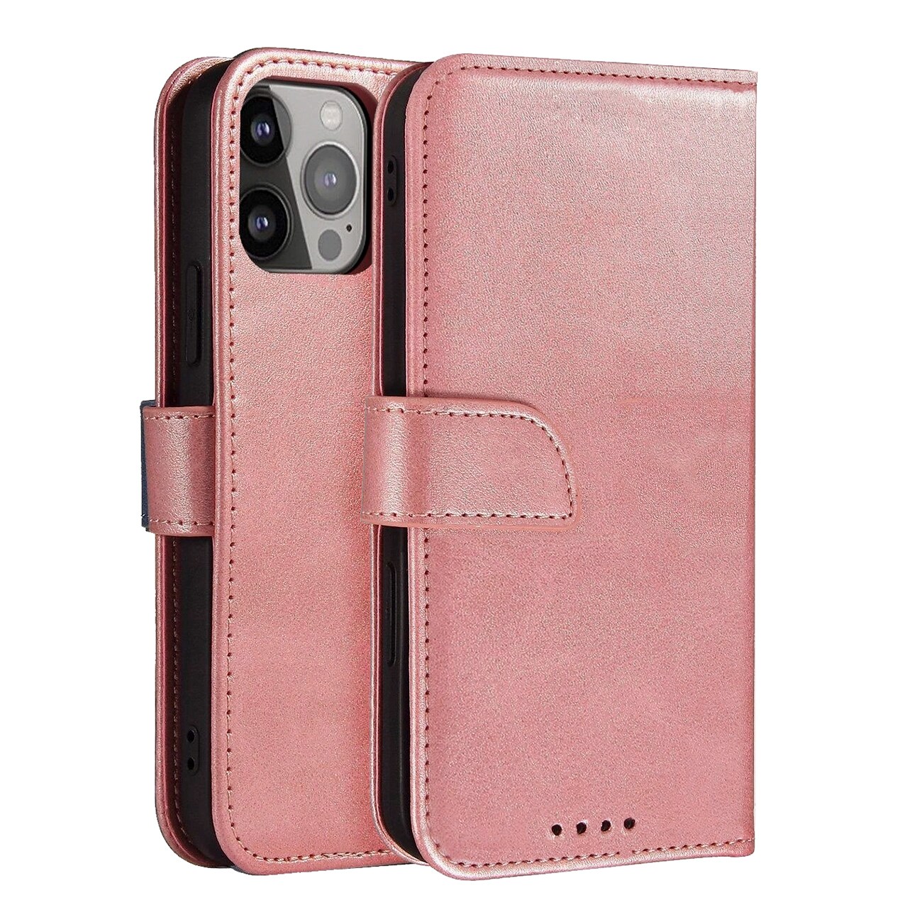 Magnet Etui med flip til Samsung Galaxy S25+ - Pink