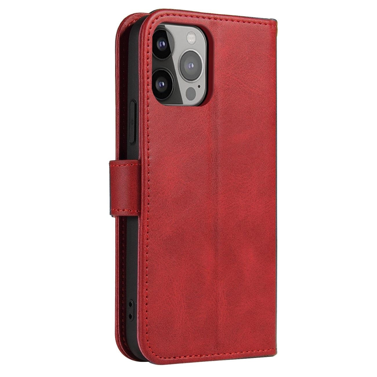 Magnet Etui med flip til Samsung Galaxy S25+ - Rød