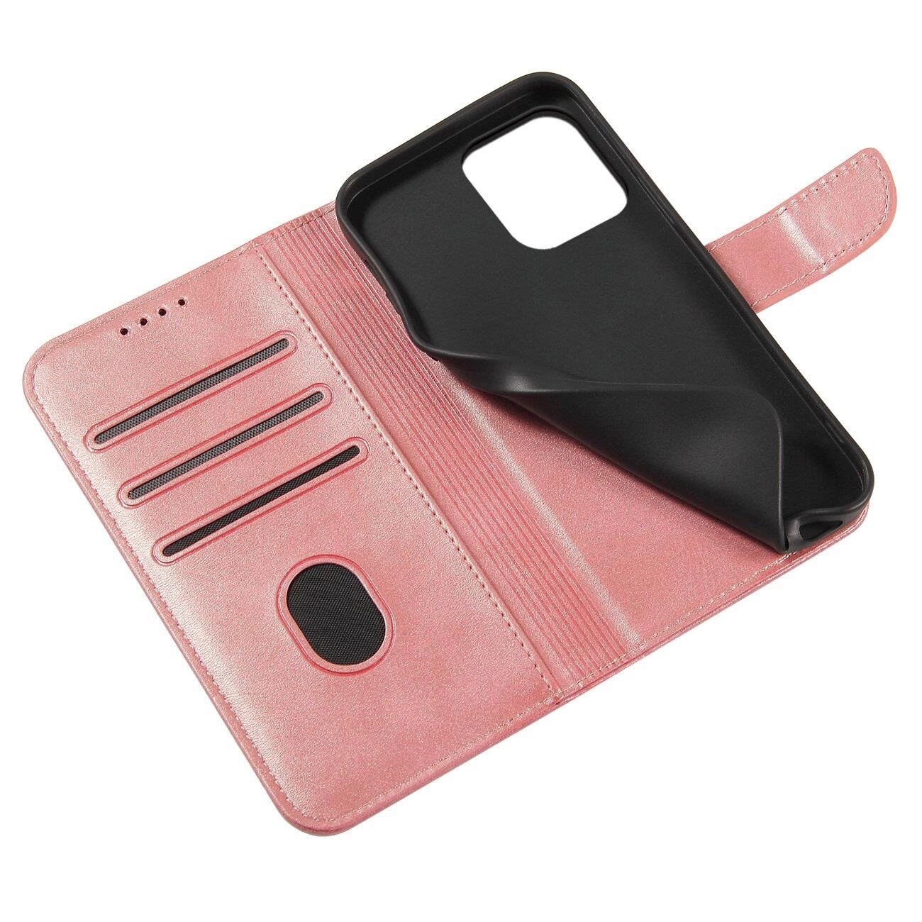 Magnet Etui med flip til Samsung Galaxy S24 FE - Pink
