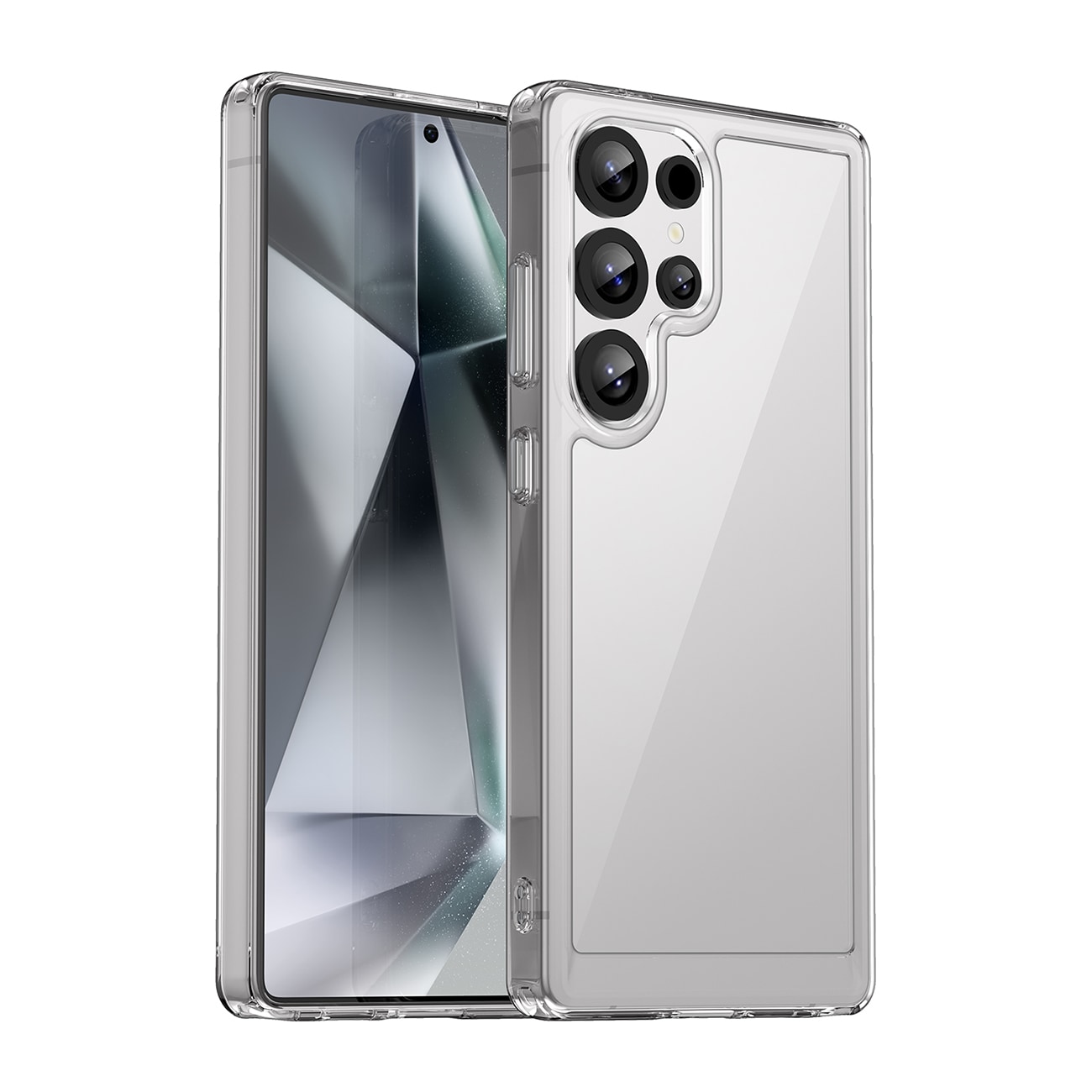 Outer Space Case Silikonfodral med gelram för Samsung Galaxy S25 Ultra - Transparent