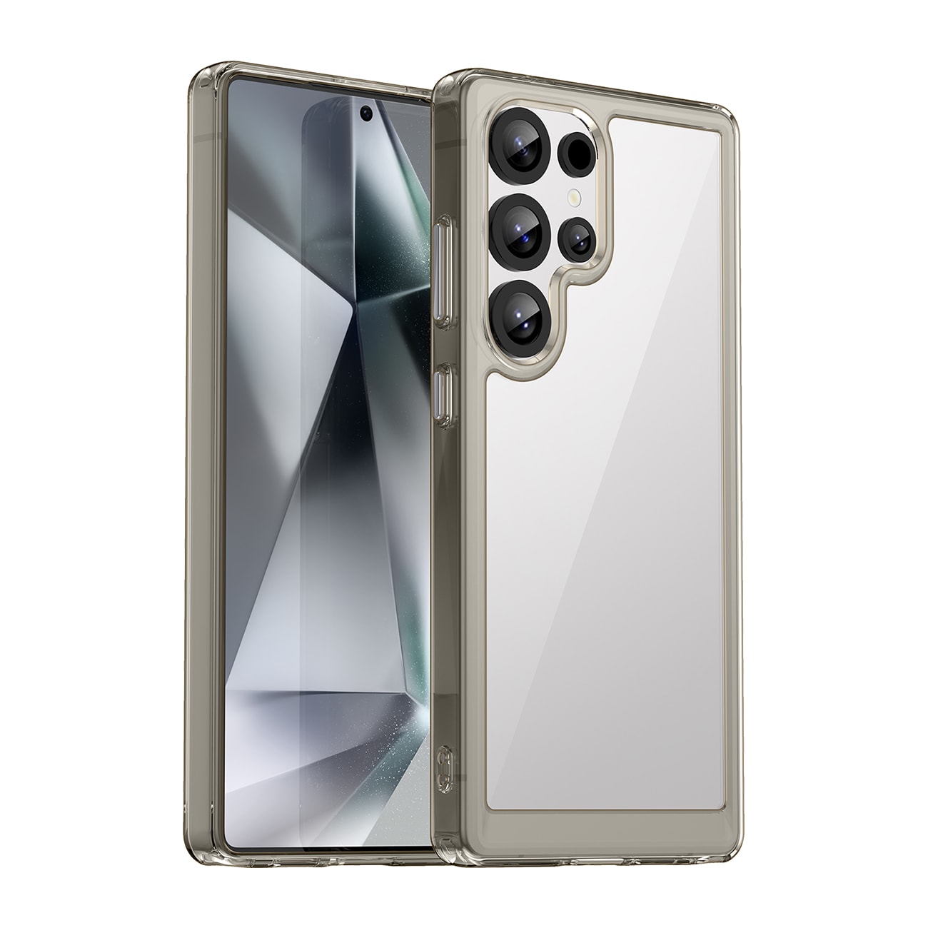 Outer Space Fodral med gelram för Samsung Galaxy S25 Ultra - Klar Svart