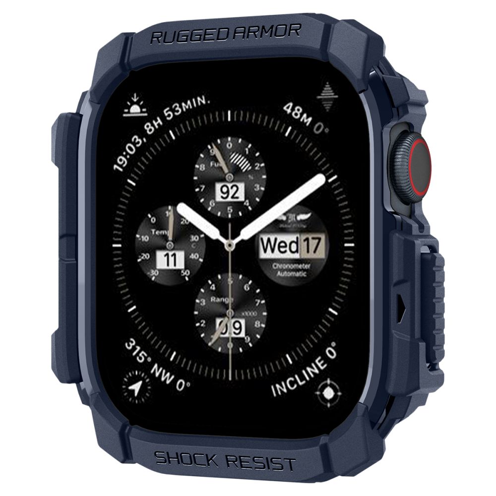 Spigen Robust pansarfodral för Apple Watch 10 46mm - Marinblå