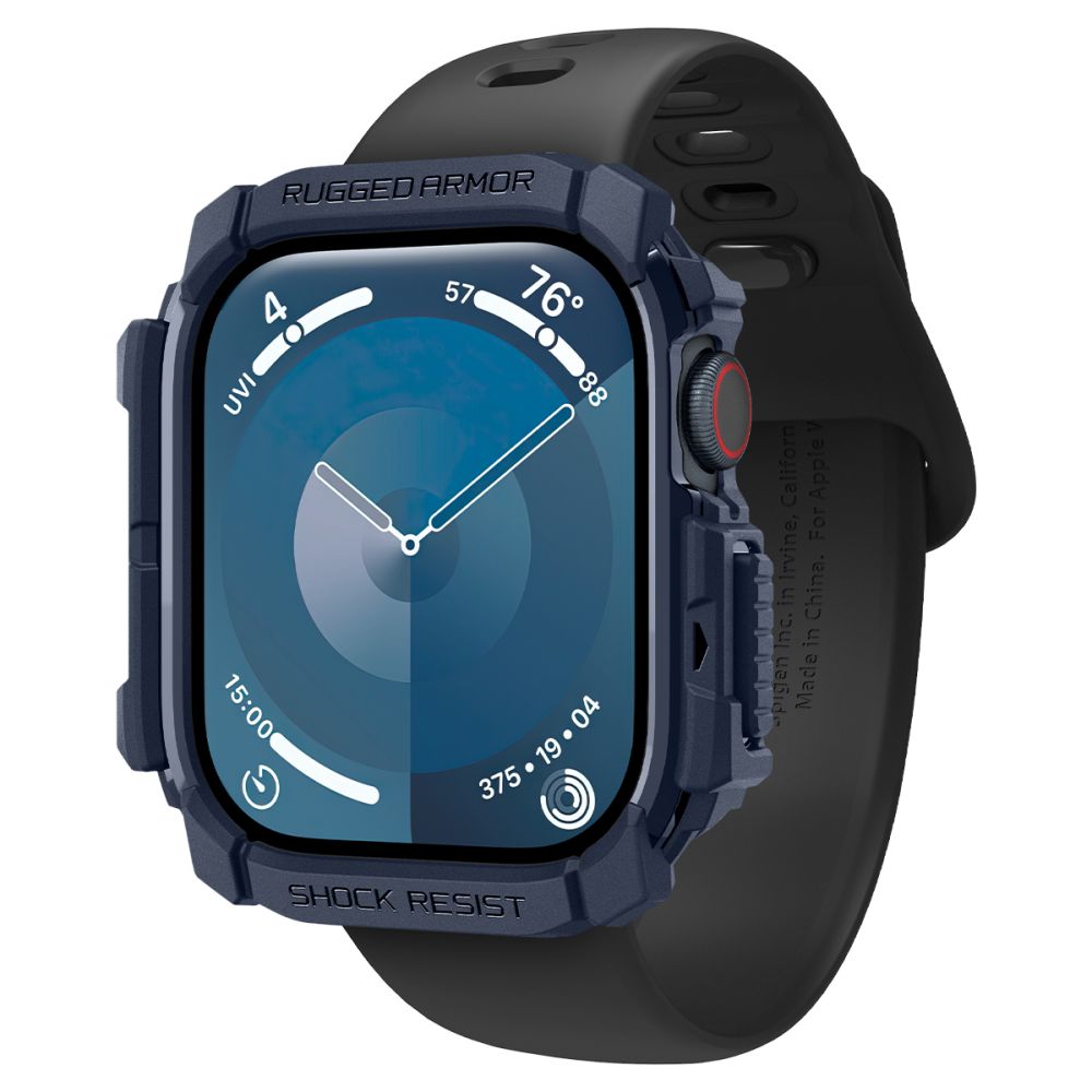 Spigen Robust pansarfodral för Apple Watch 10 46mm - Marinblå