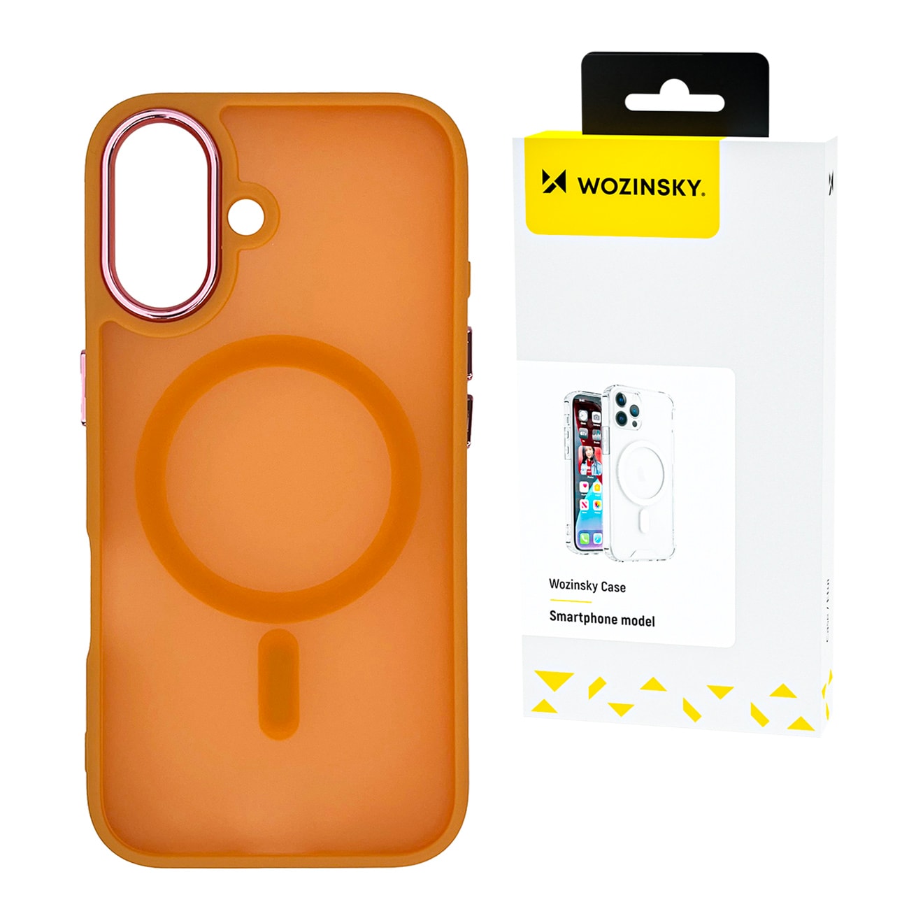 Wozinsky Fashion Case MagSafe för Samsung Galaxy S25+ - orange