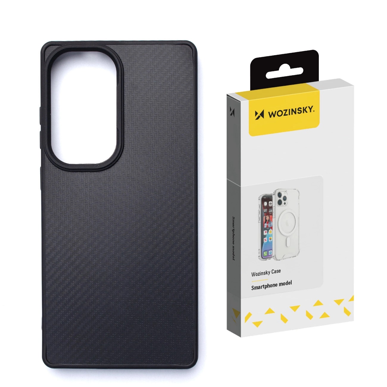 Wozinsky Kulfiberetui med MagSafe til Samsung Galaxy S25+ - Sort