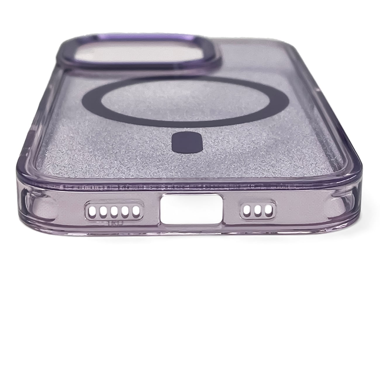 Wozinsky Glitter Etui MagSafe til Samsung Galaxy S24 FE - Lilla med glitter