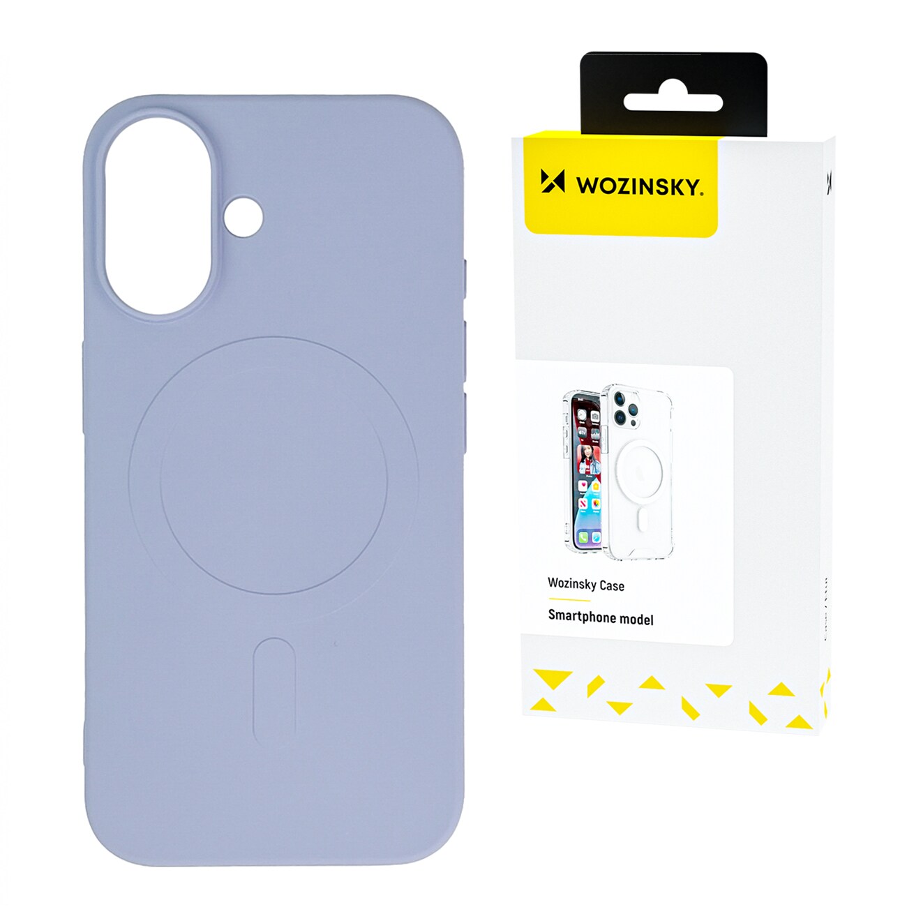 Wozinsky Flydende silikoneetui MagSafe til Samsung Galaxy S24 FE - Lilla