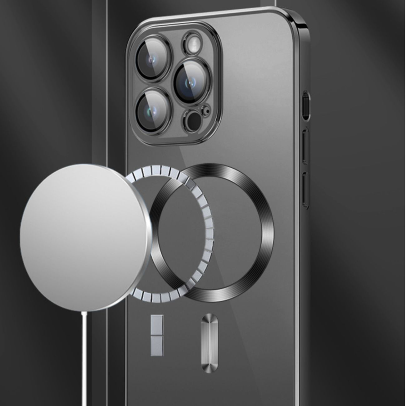 Wozinsky Galvaniserat Magsafe-fodral för Samsung Galaxy S24 FE - Blå