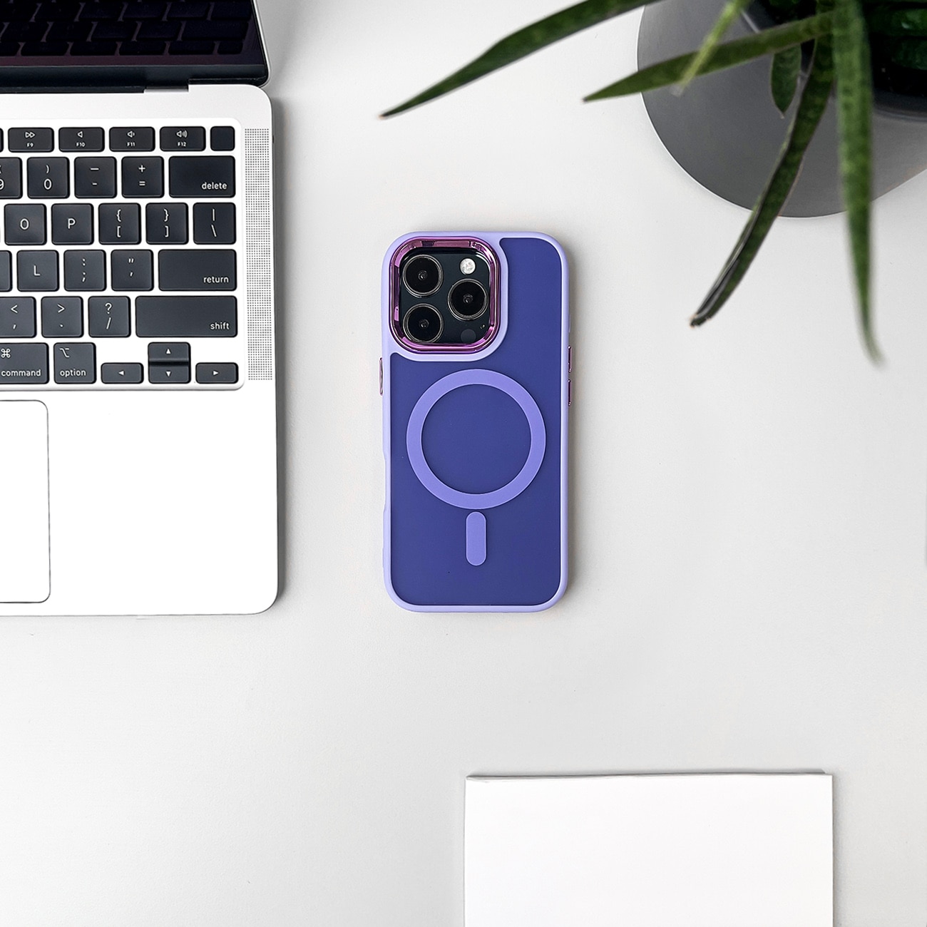 Wozinsky Fashion Case med MagSafe til Samsung Galaxy S24 FE - Lilla