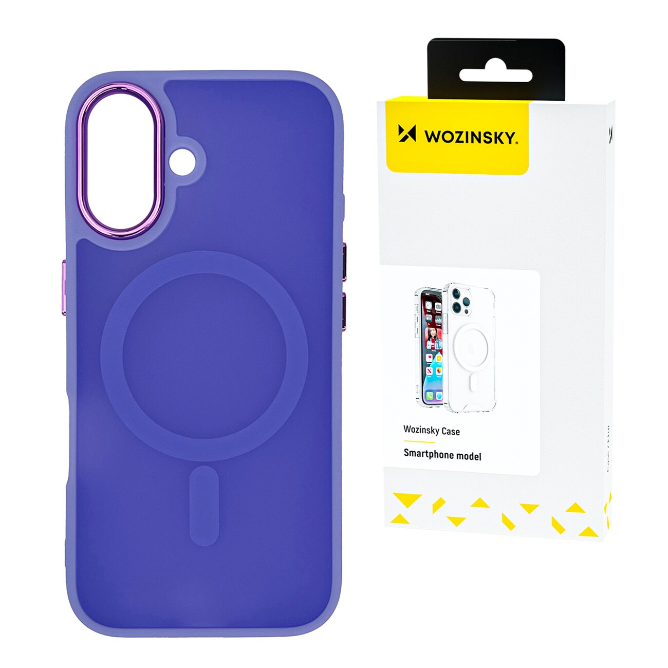 Wozinsky Fashion Case med MagSafe til Samsung Galaxy S24 FE - Lilla