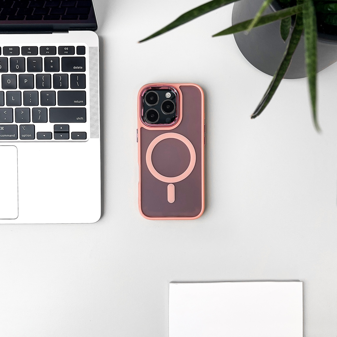 Wozinsky Fashion Case med MagSafe til Samsung Galaxy S24 FE - Pink