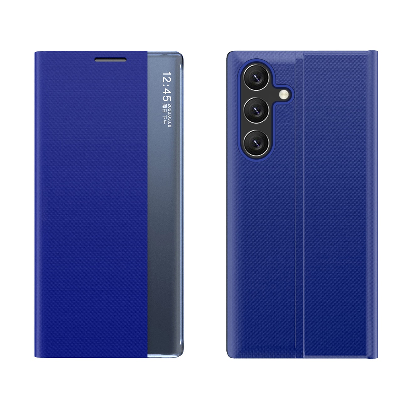 Nyt Sleep Case Flip Cover med standerfunktion til Samsung Galaxy A26 - Blå