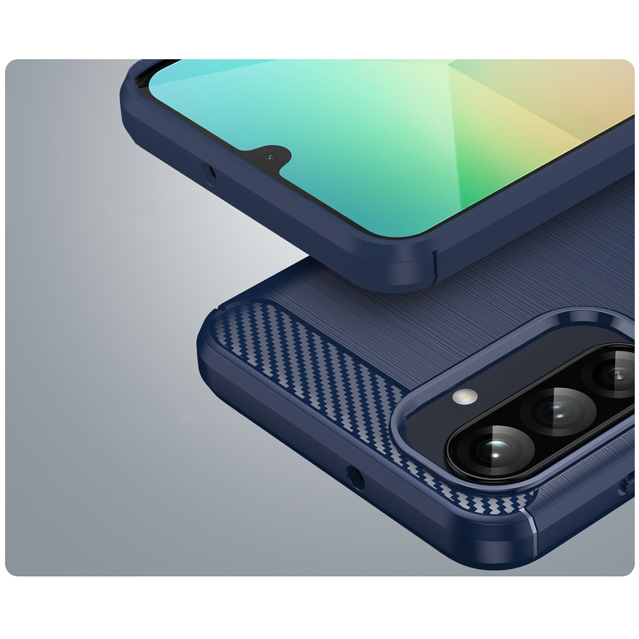 Kolfiberfodral för Samsung Galaxy A26 - Blå