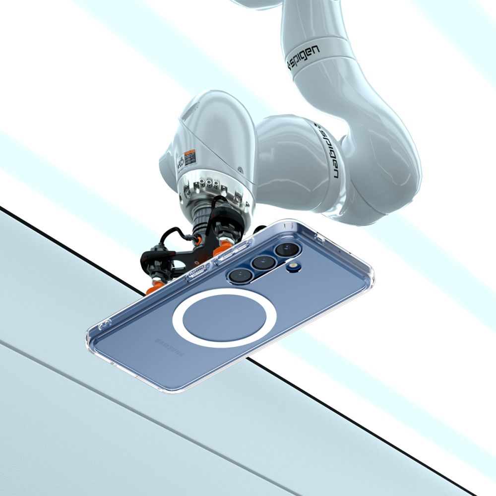 Spigen Ultra Hybrid Mag-fodral för Samsung Galaxy S25 - Klar