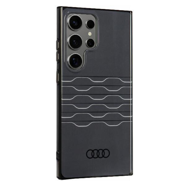 Audi IML Geometriskt mönster Fodral S24 Ultra S928 svart/svart hårddisk AU-IMLS24U-A6/D3-BK