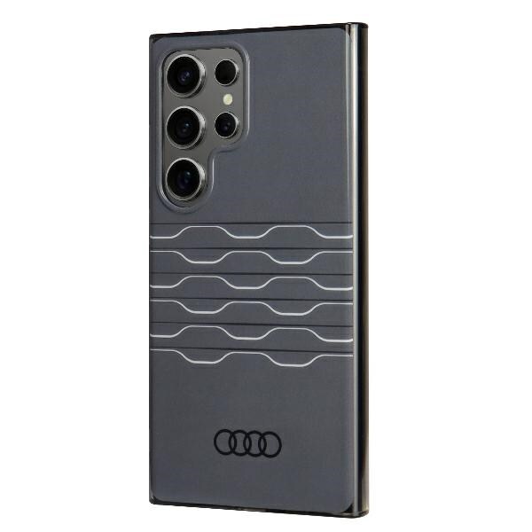 Audi IML Geometriskt mönster Fodral S24 Ultra S928 svart/svart hårddisk AU-IMLS24U-A6/D3-BK
