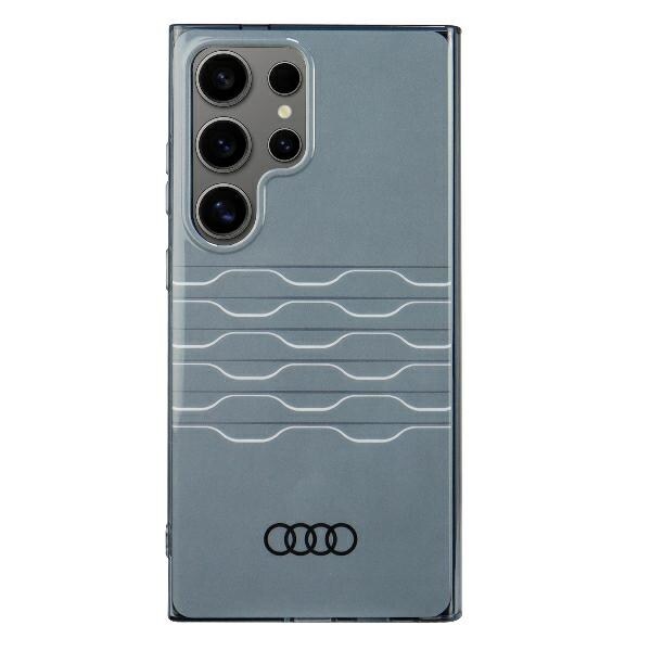 Audi IML Geometriskt mönster Fodral S24 Ultra S928 grå/grå hardcase AU-IMLS24U-A6/D3-GY