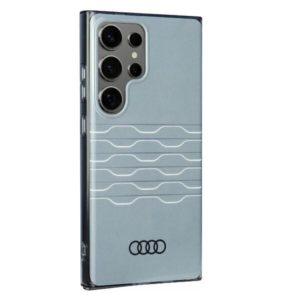 Audi IML Geometriskt mönster Fodral S24 Ultra S928 grå/grå hardcase AU-IMLS24U-A6/D3-GY