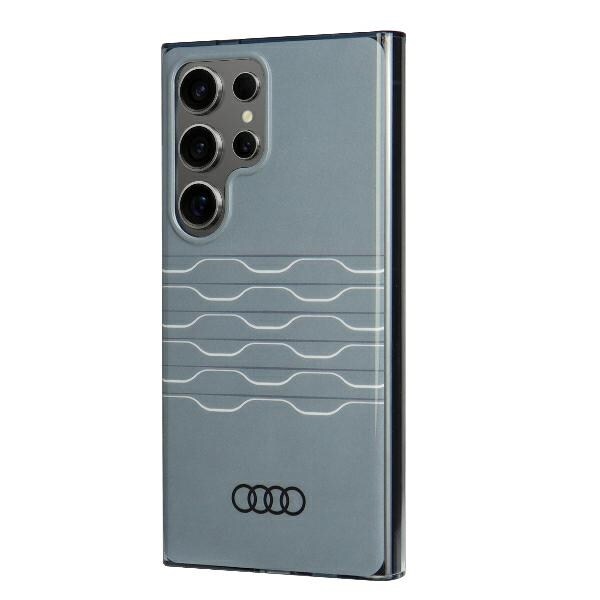 Audi IML Geometriskt mönster Fodral S24 Ultra S928 grå/grå hardcase AU-IMLS24U-A6/D3-GY
