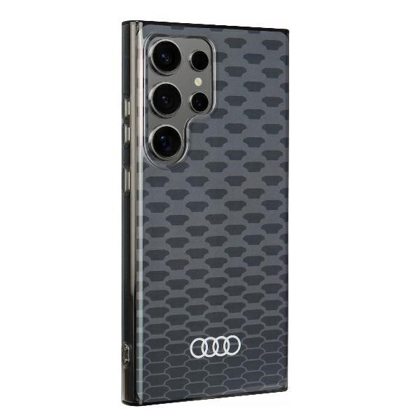 Audi IML Stitching Pattern MagSafe Case S24 Ultra S928 sort/sort hardcase AU-IMLMS24U-Q5/D3-BK