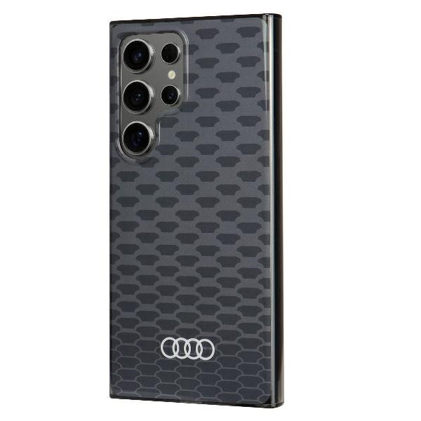 Audi IML Stitching Pattern MagSafe Case S24 Ultra S928 sort/sort hardcase AU-IMLMS24U-Q5/D3-BK