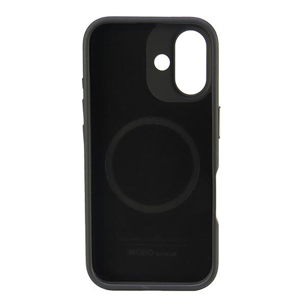 Audi syntetisk læder MagSafe iPhone 16 Plus 6,7" sort/sort hardcase AU-TPUPCMIP16M-GT/D3-BK