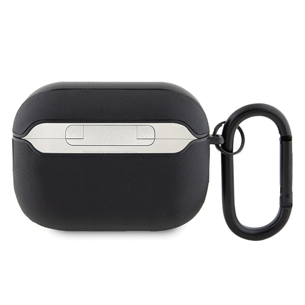 AMG AMAP2SLWK AirPods Pro 2 (2022/2023) fodral svart/svart läder vit logotyp