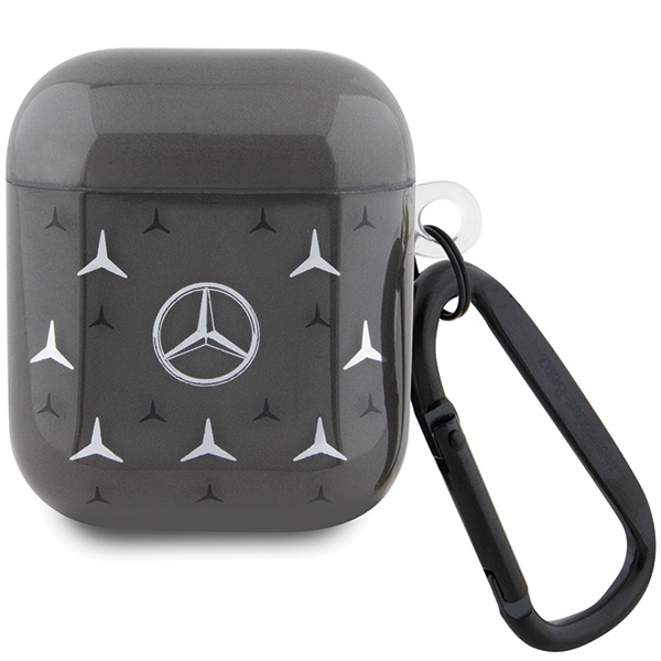 Mercedes MEA28DPMGS AirPods 1/2-skydd svart/svart Stort stjärnmönster