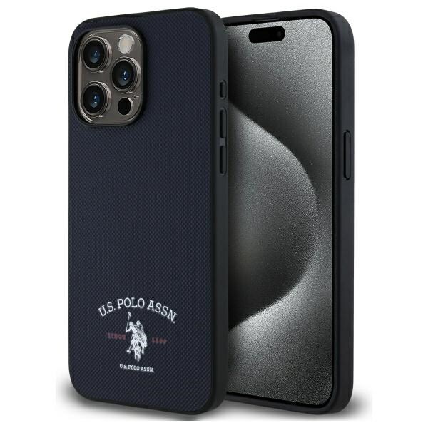US Polo USHCP15XPARV iPhone 15 Pro Max 6,7" Navy Tryckt DH-logotyp