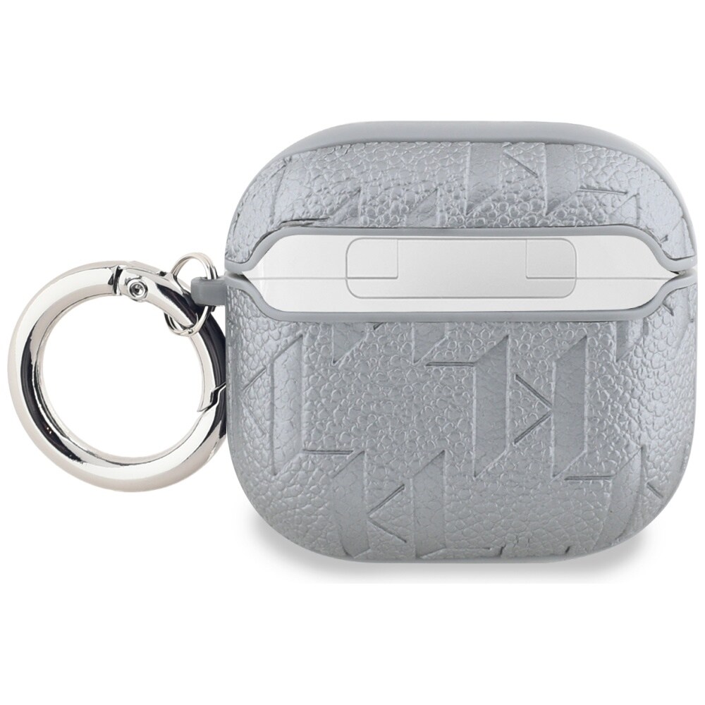 Karl Lagerfeld Monogram Karl Head fodral för AirPods 4 - silver