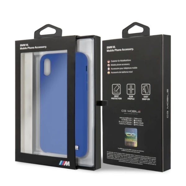 BMW Silikon M Collection iPhone X / Xs Fodral - Blå