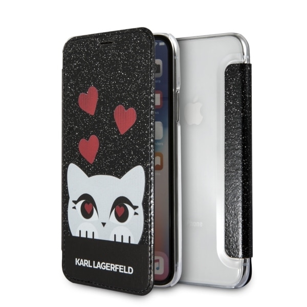 Karl Lagerfeld Valentine iPhone X/Xs Fodral - Svart