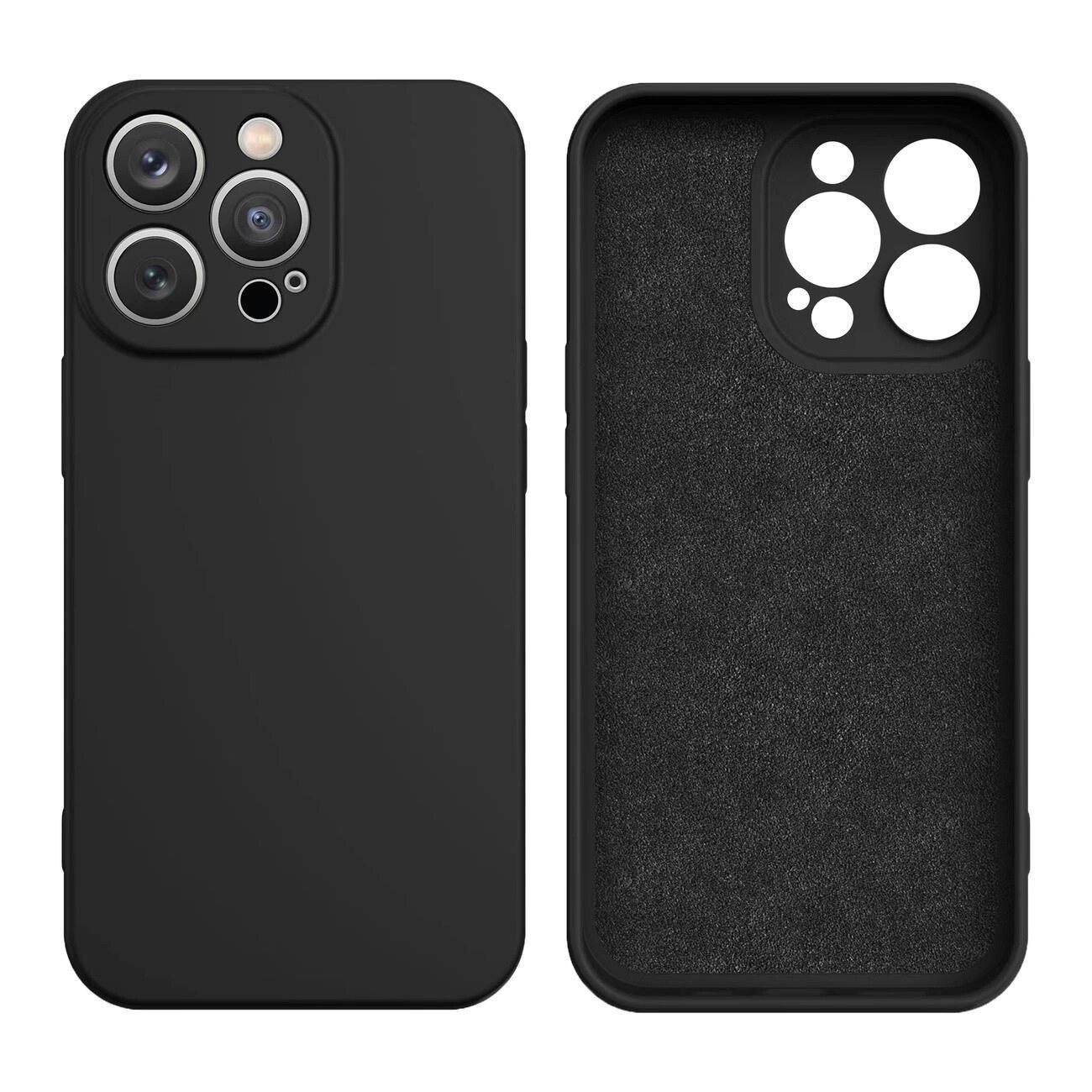 Silikonfodral för Samsung Galaxy A36 5G - Svart
