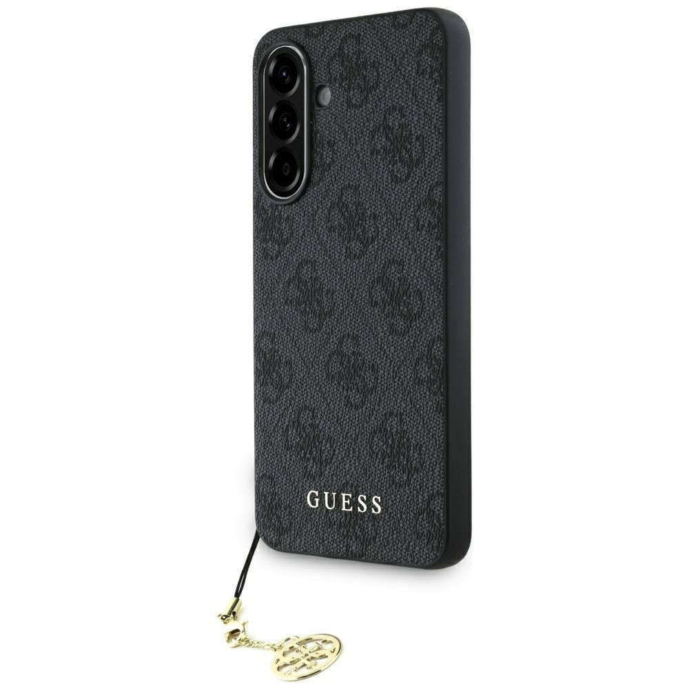 Guess 4G Charms Collection-fodral för Samsung Galaxy A56 - svart