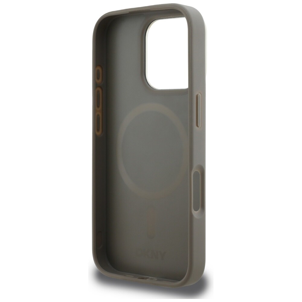 DKNY rutigt mönster Magsafe iPhone 16 Pro Max fodral - Beige