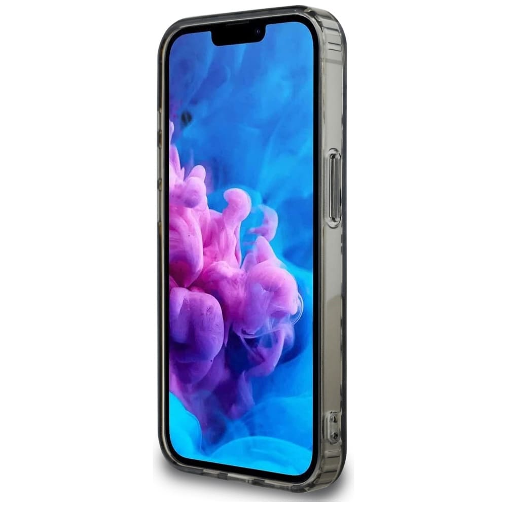 Karl Lagerfeld IML Repeat Logo etui til iPhone 16e - sølv